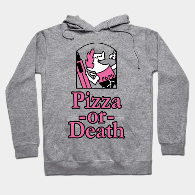 Pizza or Death! Hoodie by HeroInstitute